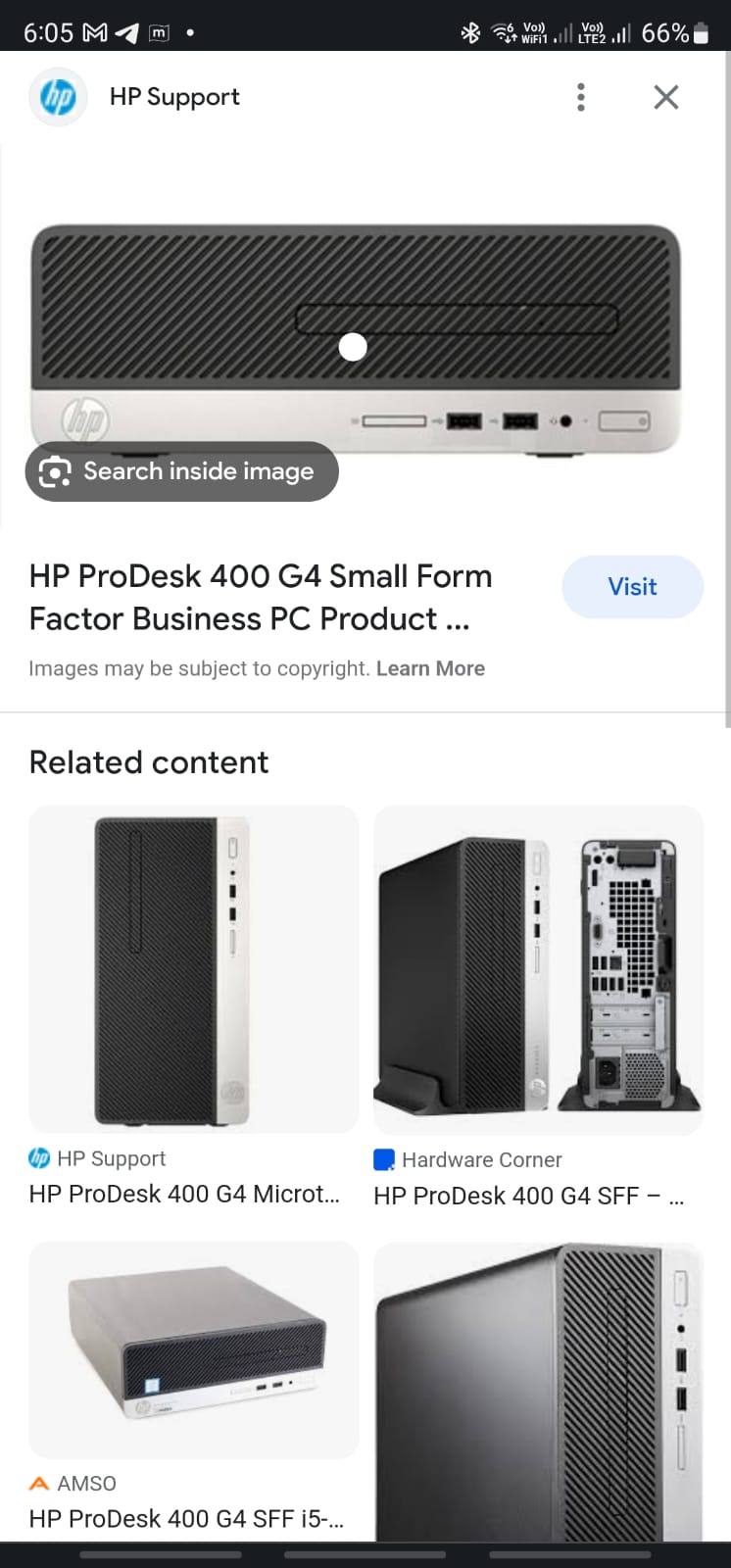 HP Prodesk 400 G4 Small Form Factor PC